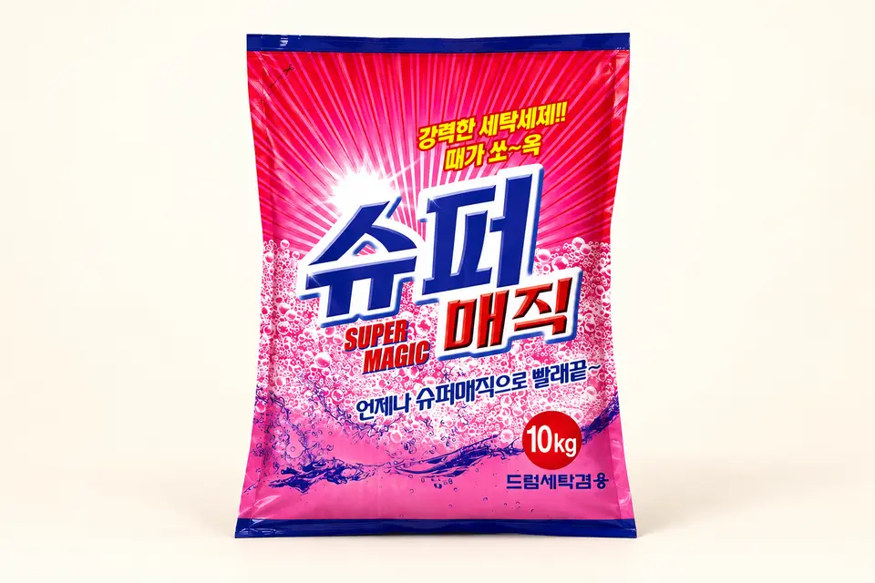 크린테크 슈퍼매직 분말세제 리필 10kg